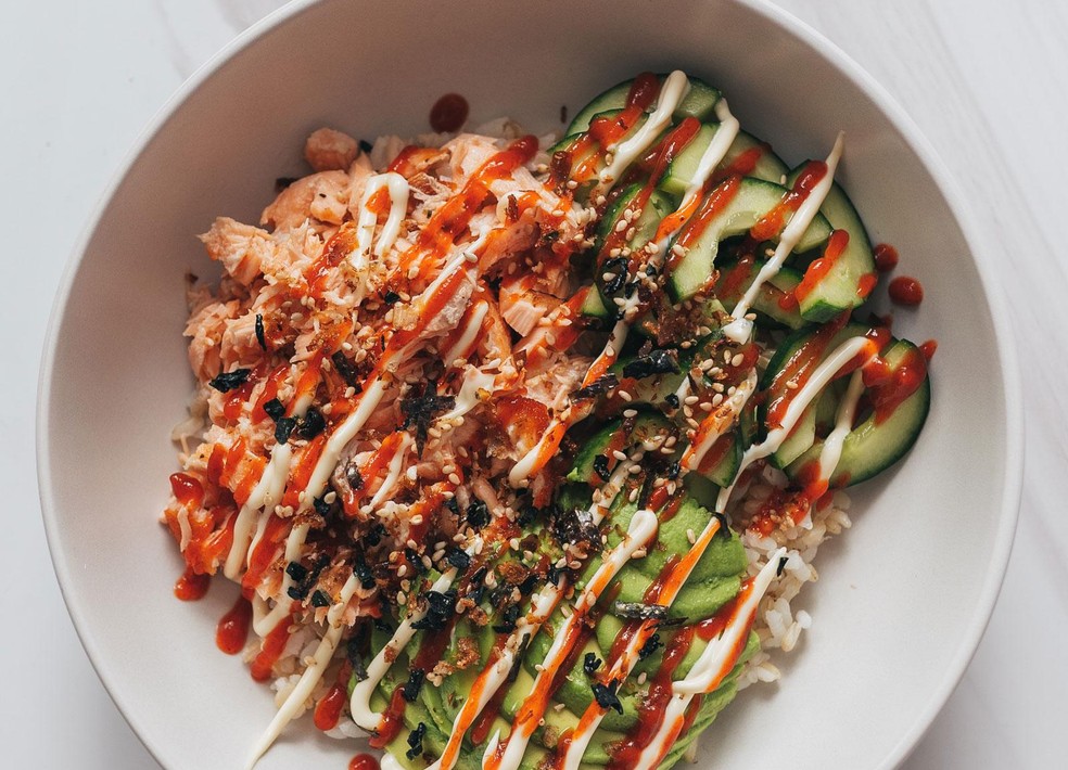 Salmon Rice Bowl
